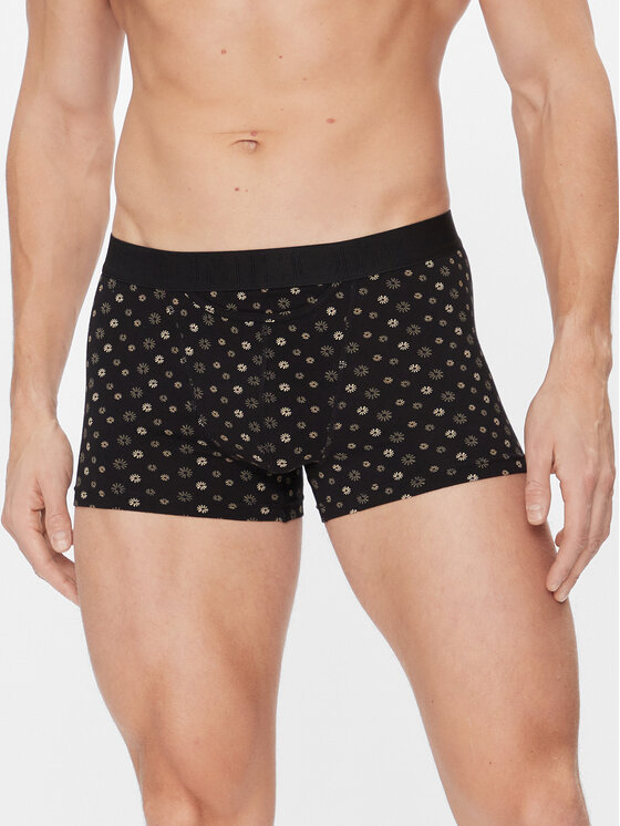 HOM HOM Komplekti kuulub 2 paari boksereid 402660 Must