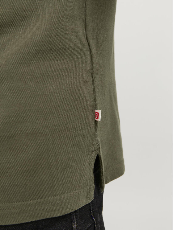 Jack & Jones Jack & Jones Polo Basic 12136516 Zielony Slim Fit