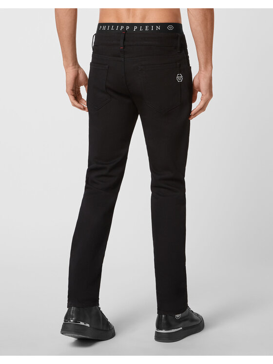 PHILIPP PLEIN PHILIPP PLEIN Jeansy 1553 Czarny Straight Fit