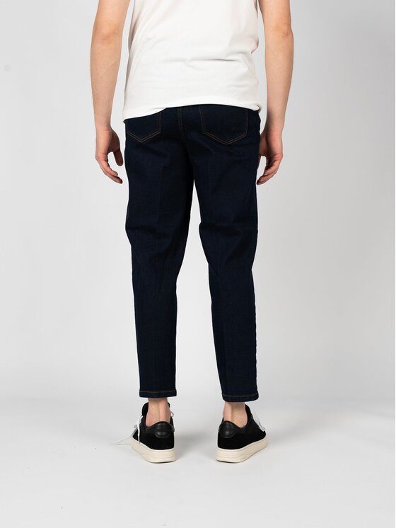 John Richmond John Richmond Jeansy UMA24078JE Tmavomodrá Oversize