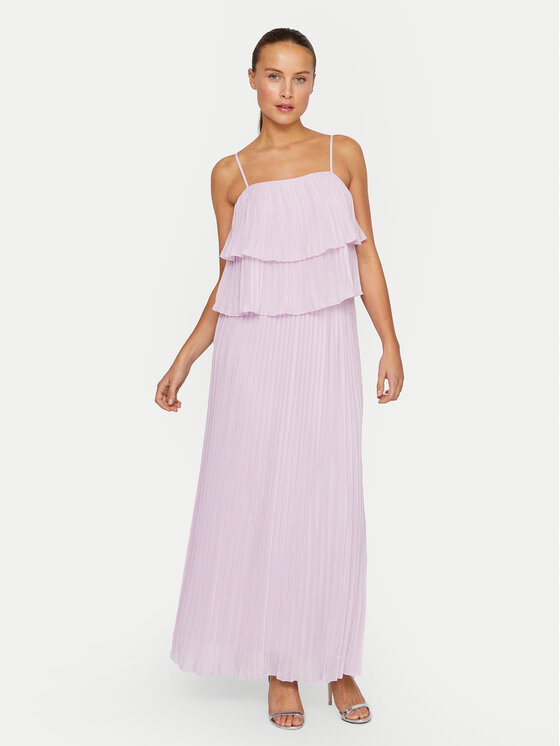 Vila Vila Rochie cocktail Chiffan 14104100 Violet Regular Fit
