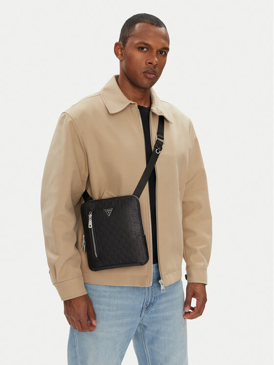 Guess Guess Мъжка чантичка HMTODE P5220 Черен