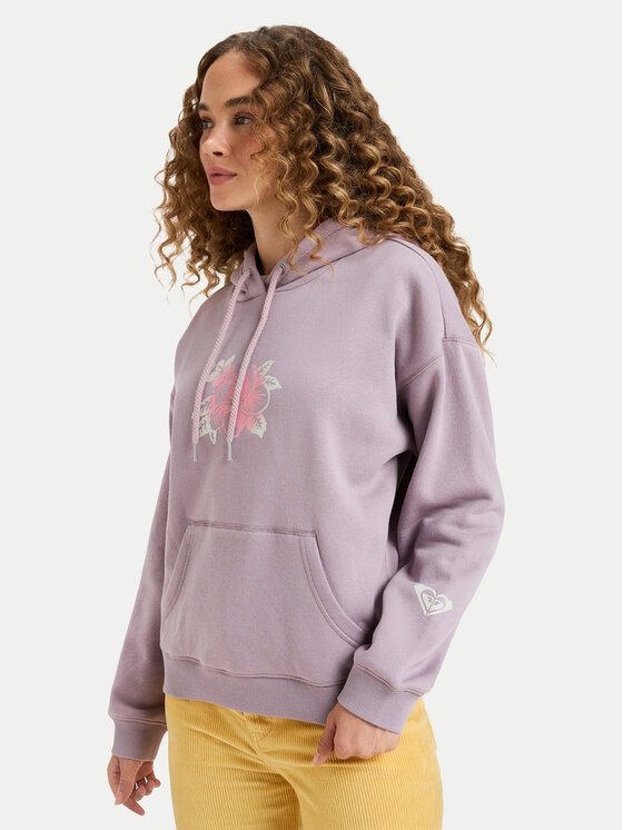 Roxy Roxy Bluză Perfect Place Brushed ERJFT05032 Violet Regular Fit