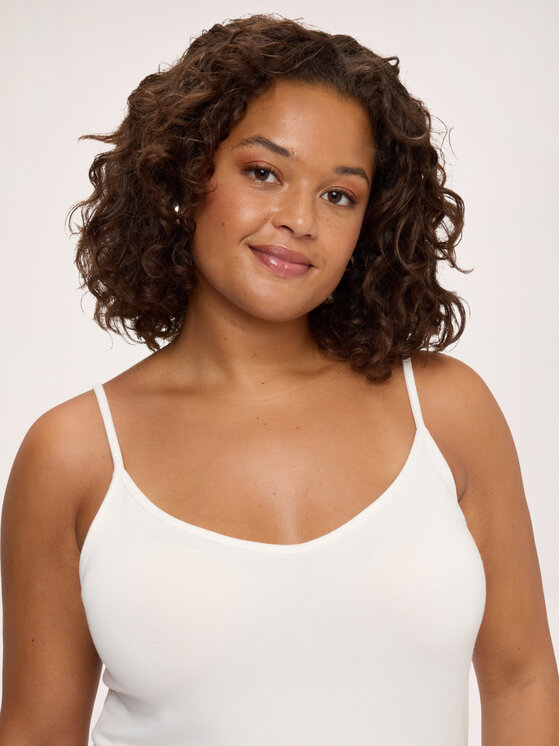 Fiorella Rubino Fiorella Rubino Top D012L000149N011 Bianco Slim Fit