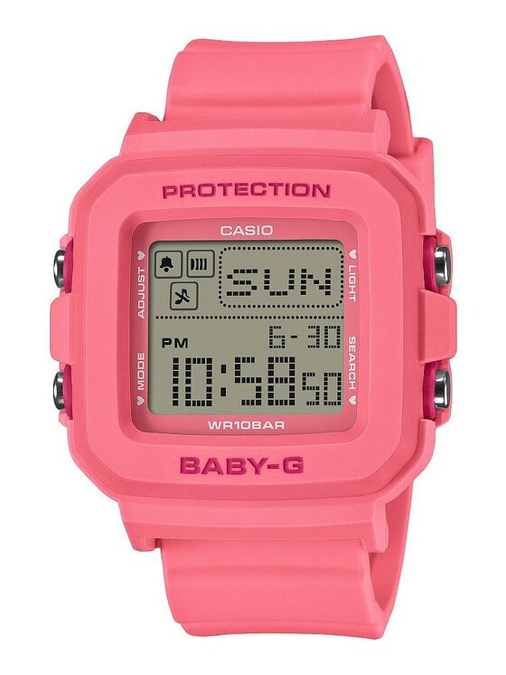 Baby-G Baby-G Zegarek Casio-BGD-10KH-4ER Różowy