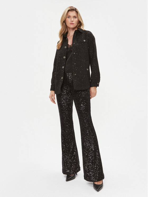 TWINSET TWINSET Σακάκι 232TT2180 Μαύρο Regular Fit