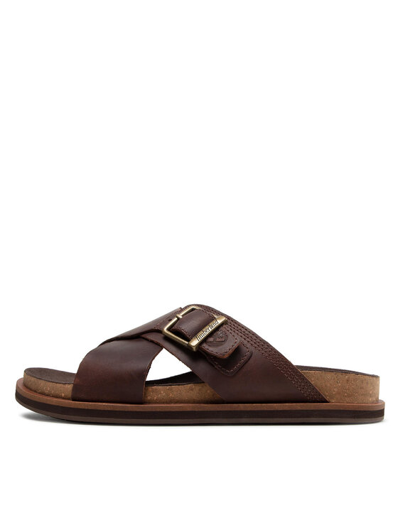 Timberland Timberland Nazouváky Amalfi Vibes Slide TB0A41A1V131 Hnědá