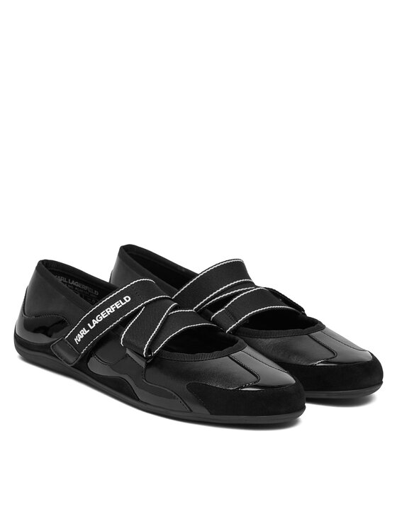 KARL LAGERFELD KARL LAGERFELD Balerini Altia KL66101 Negru