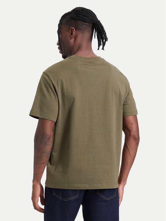 Calvin Klein Jeans Calvin Klein Jeans Тишърт Easy Monologo LV04RC275G Каки Regular Fit