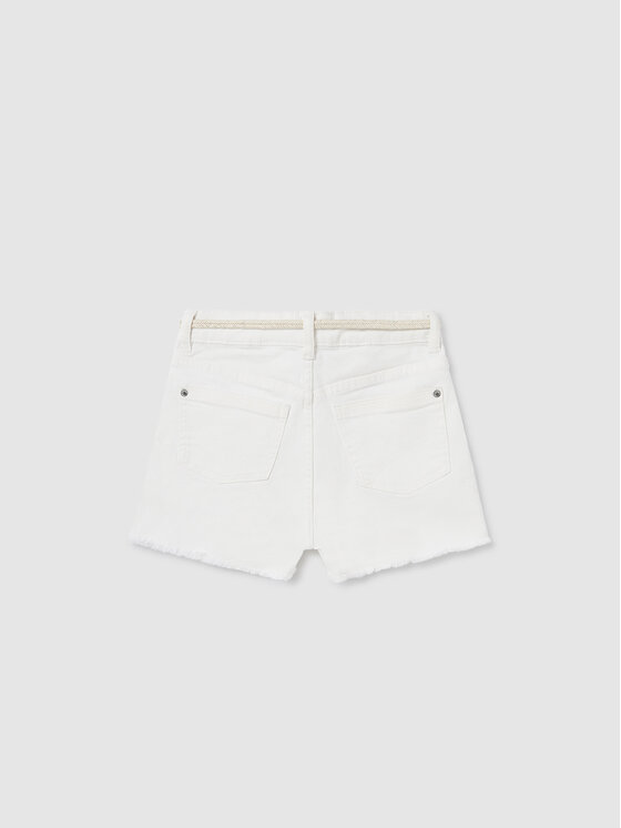 Mayoral Mayoral Шорти от плат 275 Бял Regular Fit