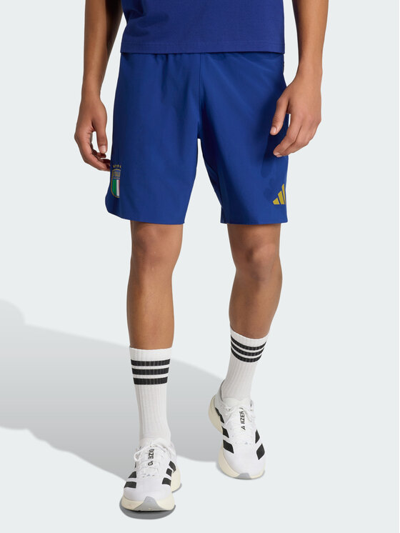 adidas adidas Szorty sportowe Włochy Tiro Błękitny Regular Fit