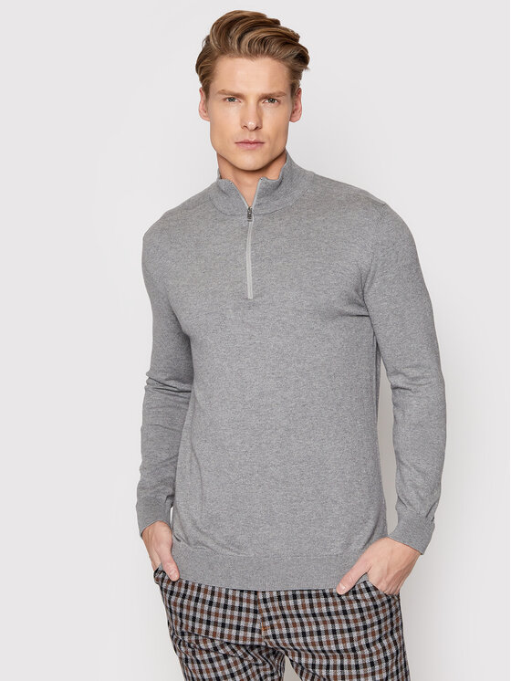 Selected Homme Selected Homme Džemper Berg 16074687 Siva Regular Fit