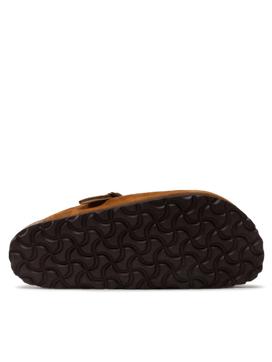 Birkenstock Birkenstock Šľapky Boston Vl/Sheraling 1001141 Hnedá