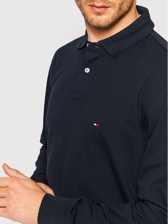 Tommy Hilfiger Tommy Hilfiger Polo majica 1985 MW0MW20183 Mornarsko modra Regular Fit