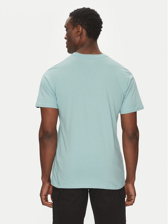 Quiksilver Quiksilver T-shirt EQYZT08040 Tirkizna Regular Fit