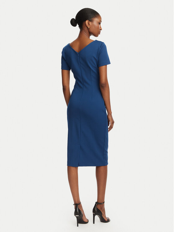 Rinascimento Rinascimento Coctailkleid CFC0129420003 Dunkelblau Slim Fit