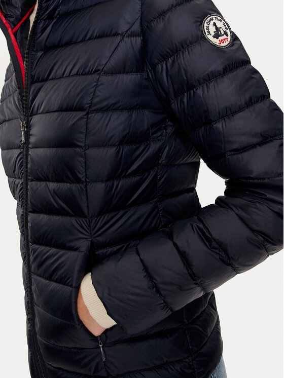Jott Jott Kurtka puchowa Cha Granatowy Fitted Fit