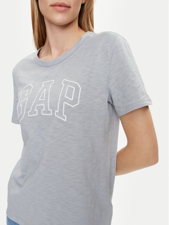 Gap Gap T-shirt 871344-00 Siva Regular Fit