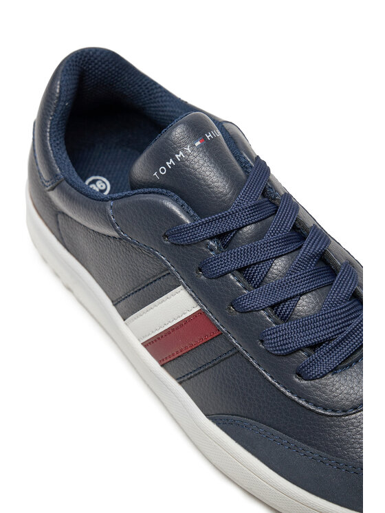 Tommy Hilfiger Tommy Hilfiger Tenisice Stripes Low Cut Lace-Up Sneaker T3X9-33645-1269 Tamnoplava