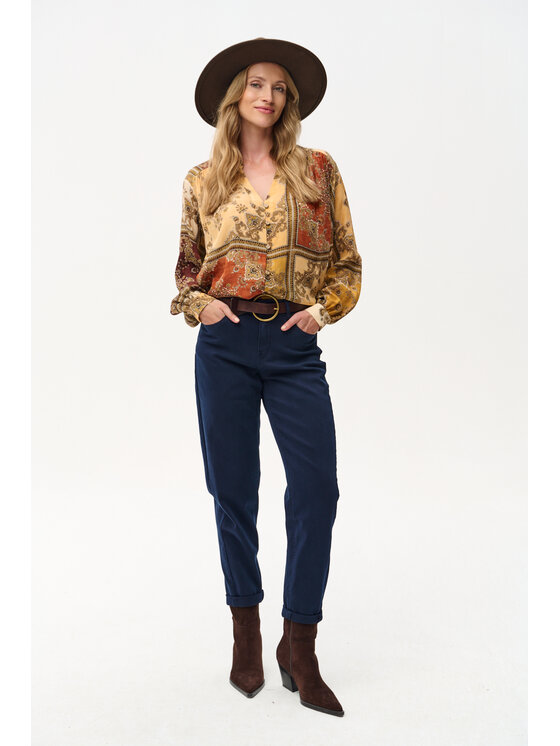 blue shadow blue shadow Bluzka Landi Beżowy Regular Fit