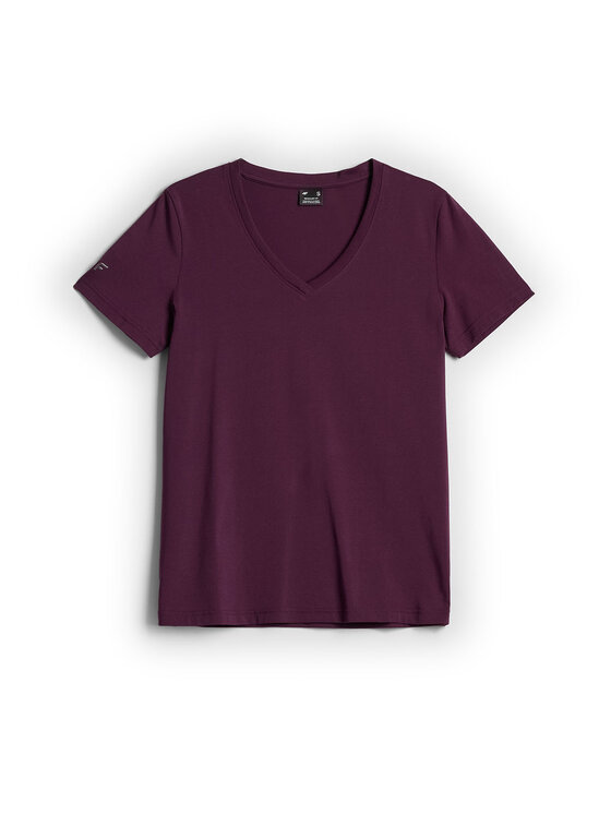 4F 4F T-Shirt BASIC+ Fioletowy Regular Fit