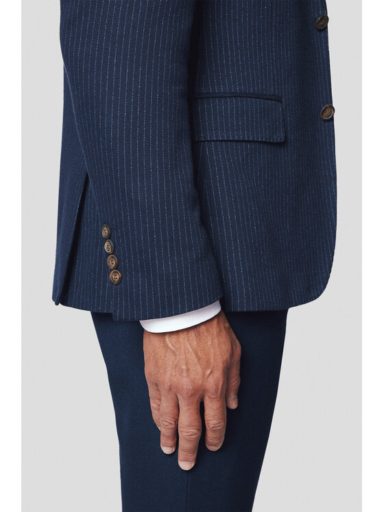 Lancerto Lancerto Marynarka Lecce MA131224000014 Granatowy Slim Fit