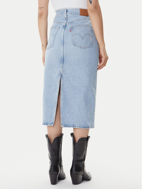 Levi's® Levi's® Farmer szoknya 001VH-0001 Kék Regular Fit
