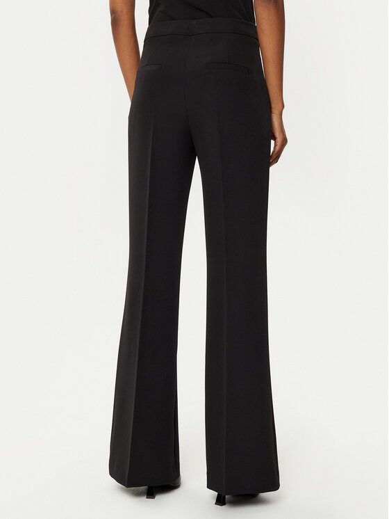 Kontatto Kontatto Pantaloni din material MA2045F Negru Regular Fit