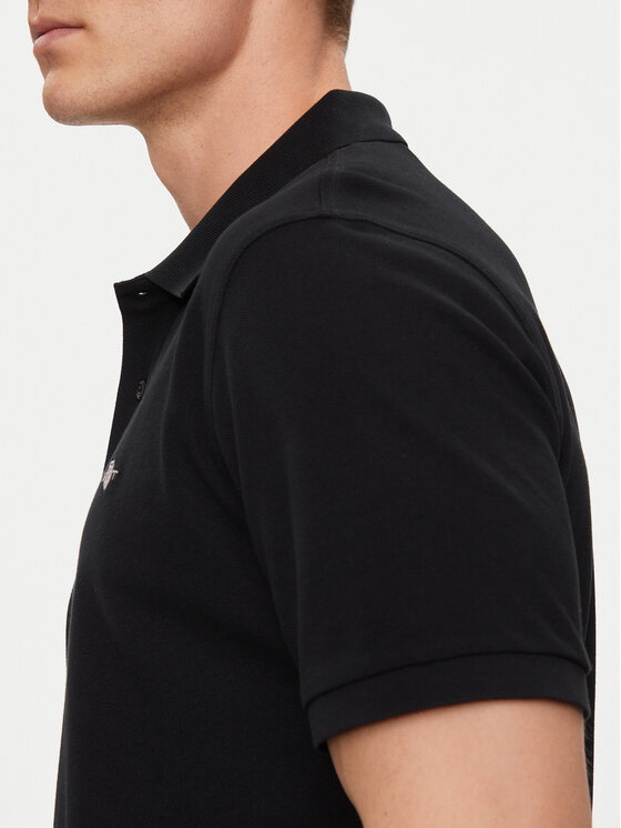 Gant Gant Polo majica Shield 2210 Črna Regular Fit