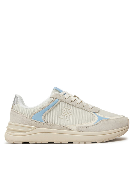 Tommy Hilfiger Sneakersy Casual Fashion Runner Mix FW0FW08324 Farebná