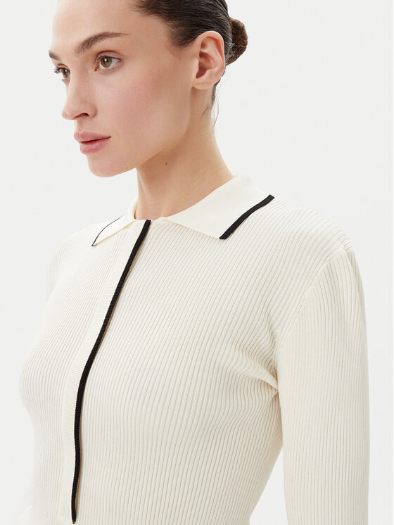 Bruuns Bazaar Bruuns Bazaar Светр Johania BBW3653 Білий Slim Fit