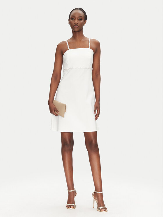 Rinascimento Rinascimento Kokteilinė suknelė CFC0124761003 Écru Regular Fit