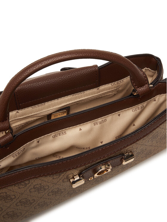 Guess Guess Ročna torba Lindsey HWSG97 49050 Svetlo rjava