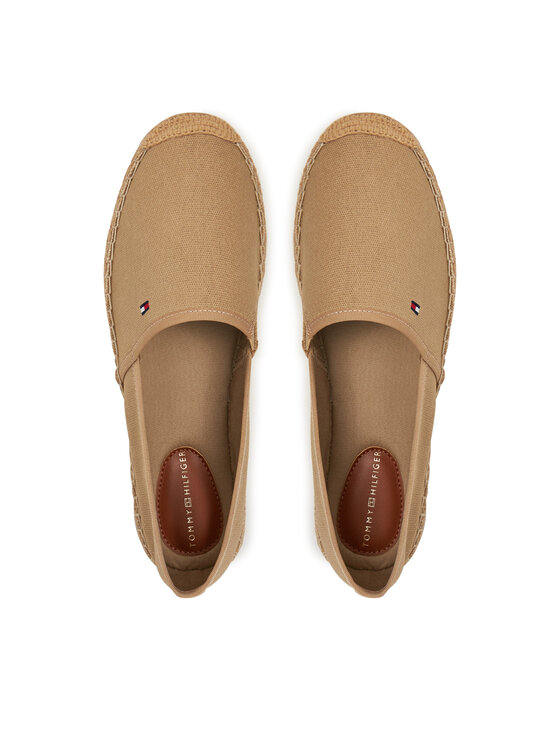 Tommy Hilfiger Tommy Hilfiger Espadrilės Flag Canvas Espadrille FW0FW08541 Ruda