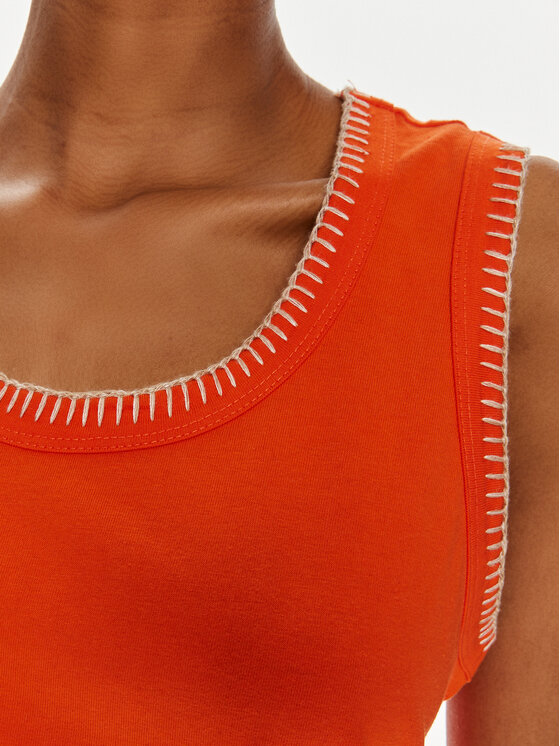 United Colors Of Benetton United Colors Of Benetton Μπλουζάκι 34G7DH00W Πορτοκαλί Regular Fit