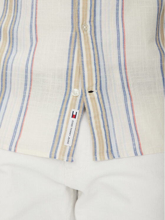 Tommy Jeans Tommy Jeans Koszula DM0DM21302 Beżowy Regular Fit