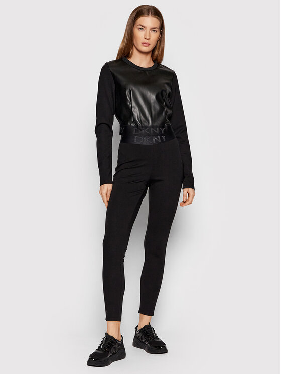 Leggings P0RVQGIW Nero Slim Fit