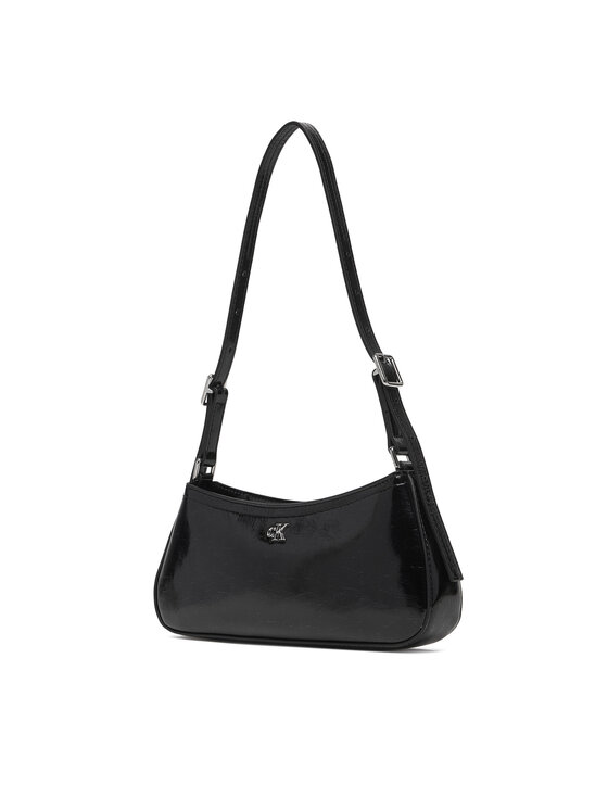 Calvin Klein Calvin Klein Kabelka Ck Metallic Small Shoulder Bag LV04F3304G Čierna