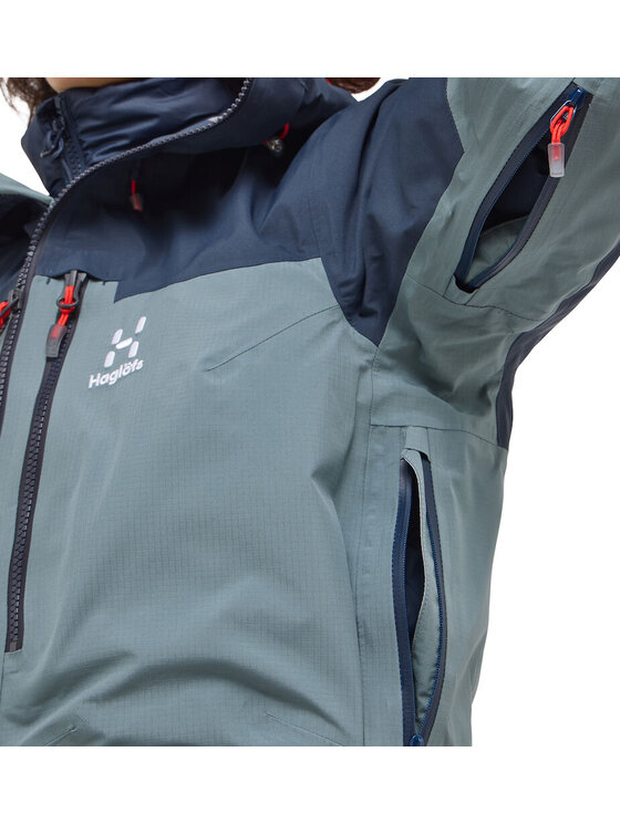 Haglöfs Haglöfs Kurtka przeciwdeszczowa Spitz GTX Pro Jacket Women Niebieski Regular Fit