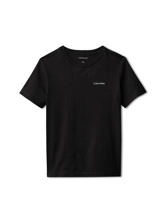 Calvin Klein Jeans Calvin Klein Jeans Tričko IU0IU00683 Čierna Regular Fit