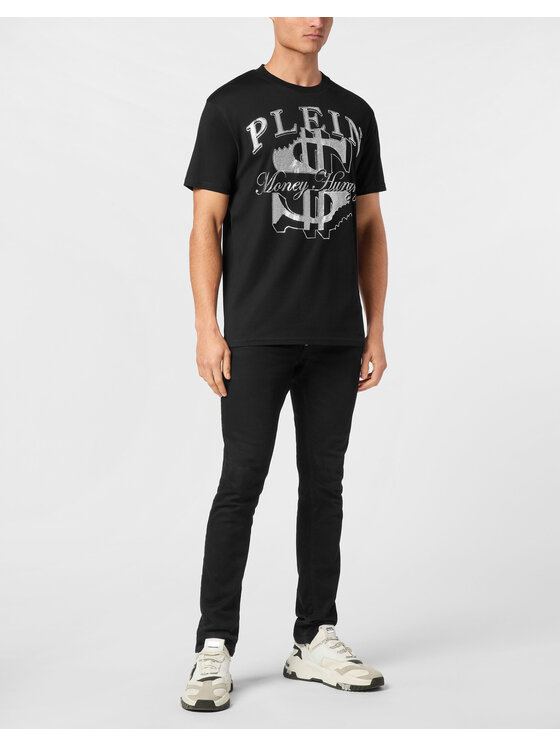 PHILIPP PLEIN PHILIPP PLEIN Tričko 23513 Čierna Regular Fit
