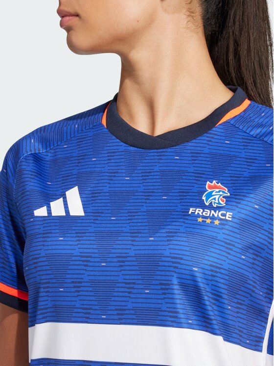 adidas adidas Koszulka techniczna France Handball Replica Jersey Niebieski jasny Regular Fit