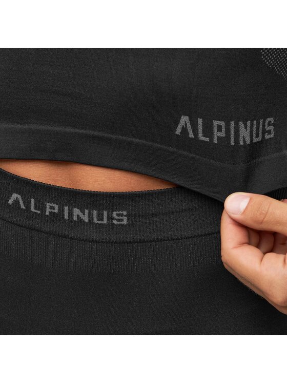 Alpinus Alpinus Komplet bielizny termoaktywnej Idre Czarny