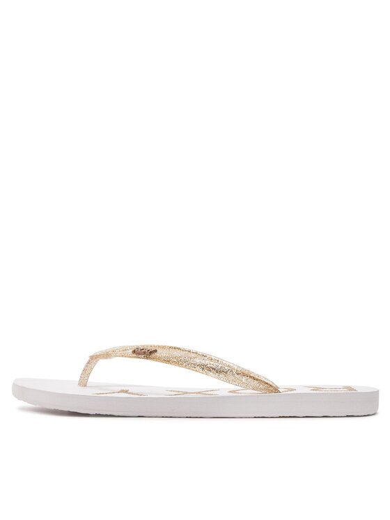 Roxy Roxy Šlepetės per pirštą ARJL100873 Balta