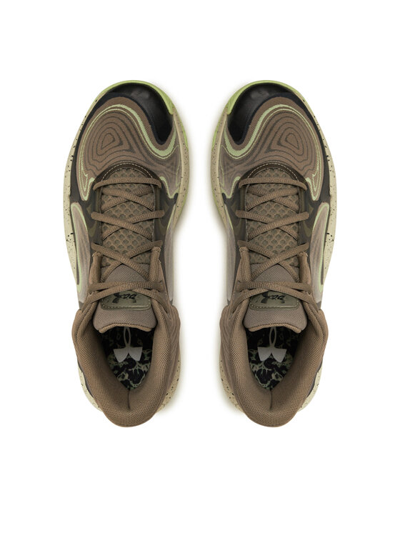 Under Armour Under Armour Взуття для баскетболу Ua Spawn 6 Mid Camo 3028338-200 Сірий