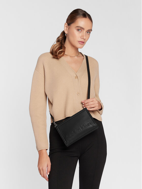 Calvin Klein Calvin Klein Τσάντα Minimal Hardware Crossbody K60K609846 Μαύρο