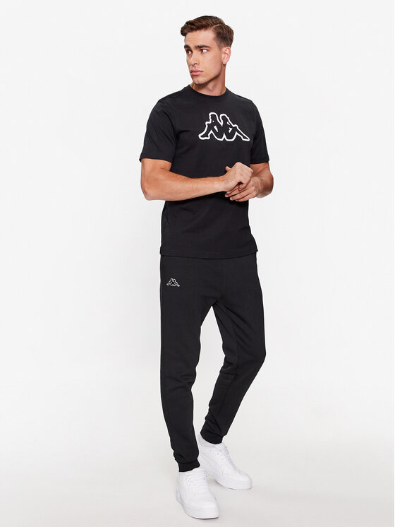 Kappa Kappa Dressipüksid Logo Korpo Zant 303MJC0 Must Regular Fit