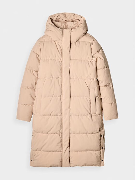 4F 4F Parka 4FWAW24TDJAF476-83S Marrone Regular Fit