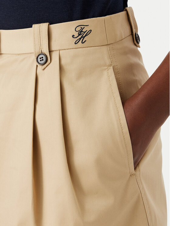 Tommy Hilfiger Tommy Hilfiger Minigonna WW0WW52106 Beige Regular Fit