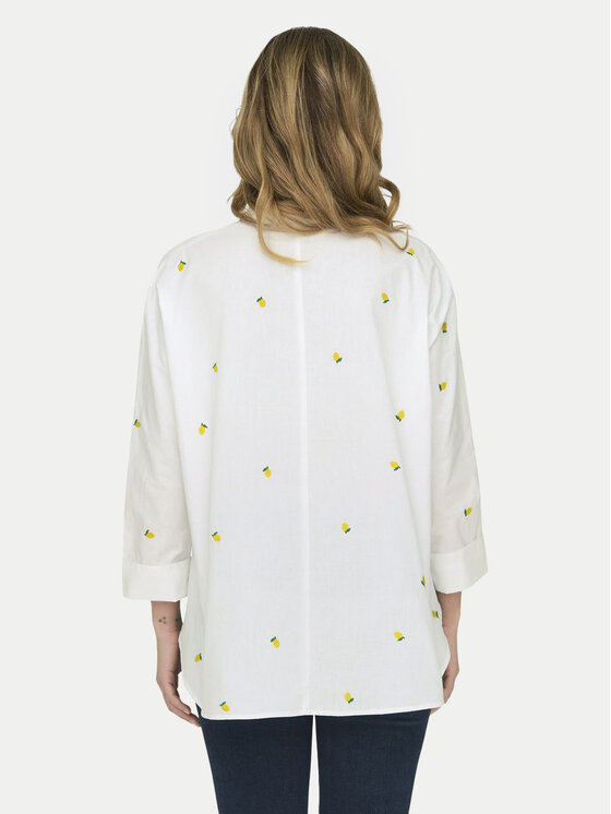 ONLY ONLY Camicia 15283743 Bianco Box Fit